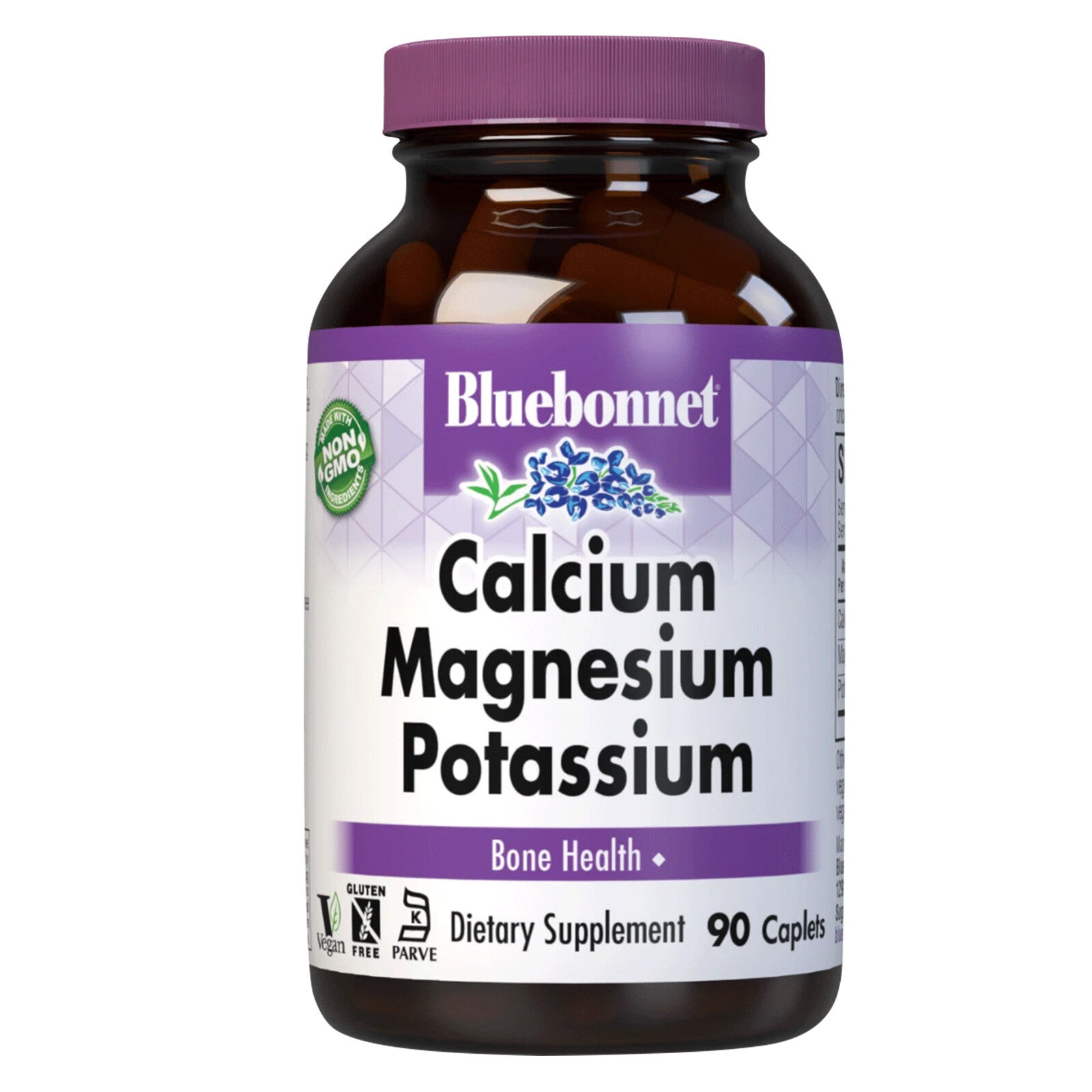 Bluebonnet Calcium Magnesium & Potassium 90 Caplets