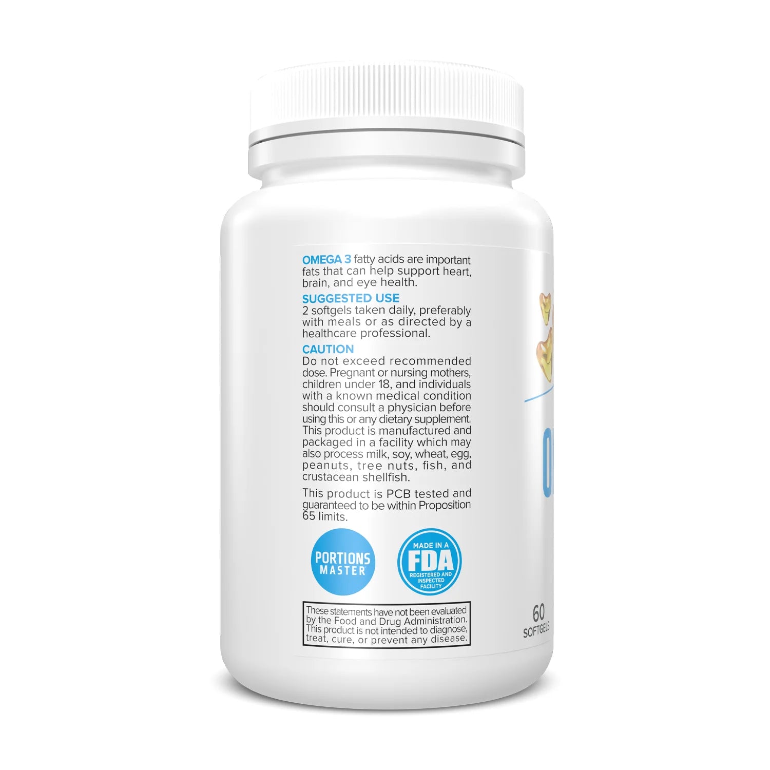 Omega 3 Fish Oil - Heart, Brain, & Eye Health